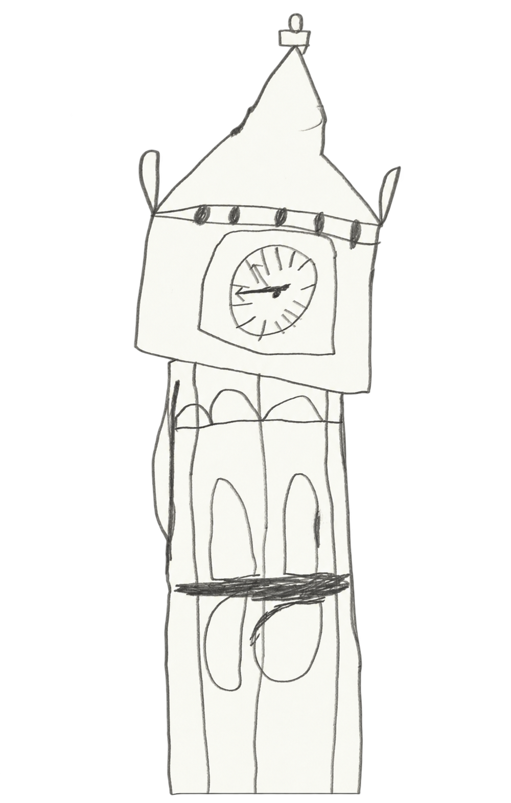 Yeshua's drawing of Big Ben